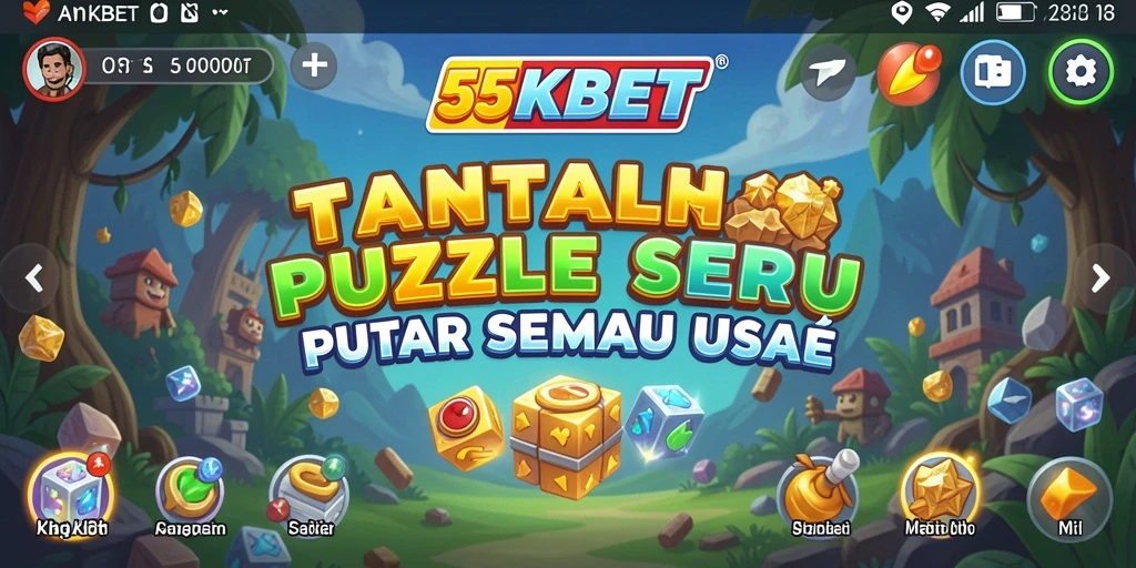 Tampilan gameplay menantang dari 55KBET yang memikat.