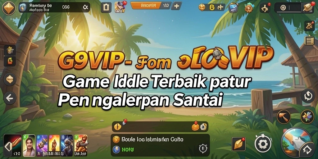 Tampilan gameplay G9VIP yang menarik dan penuh warna.