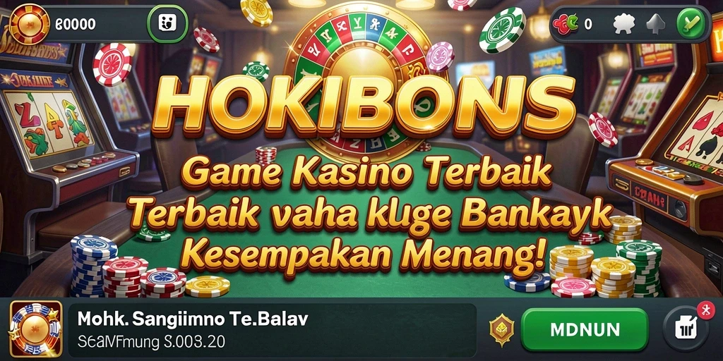 Tampilan gameplay seru di HOKIBONUS dengan grafik memukau.