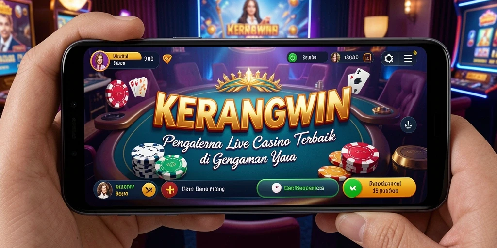 Tampilan menarik dari gameplay KERANGWIN Live Casino yang mendebarkan.