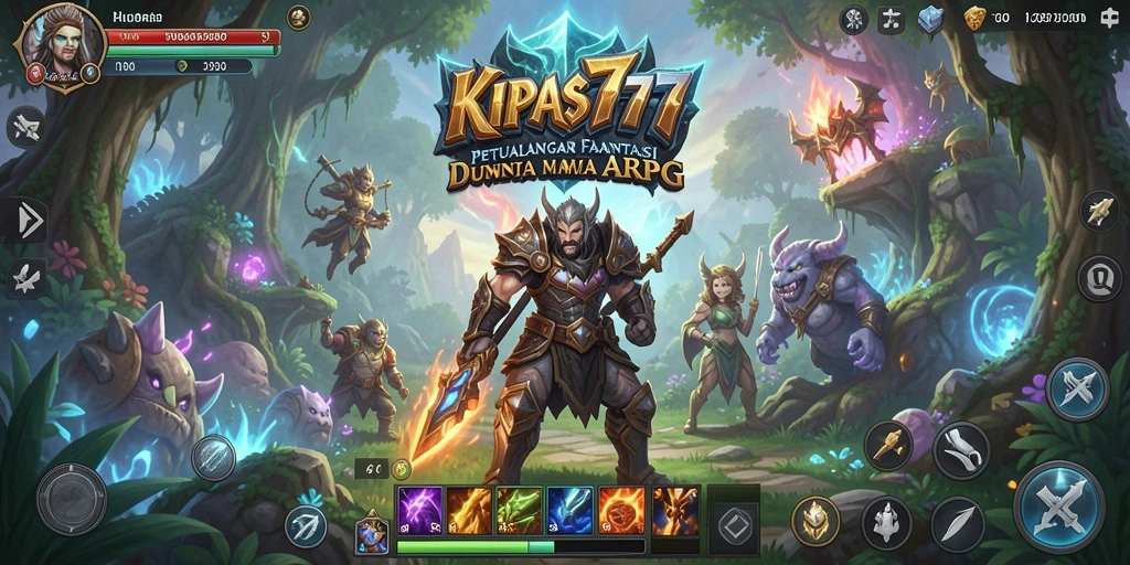 Screenshot KIPAS777 menampilkan aksi pertarungan epik dalam dunia ARPG.
