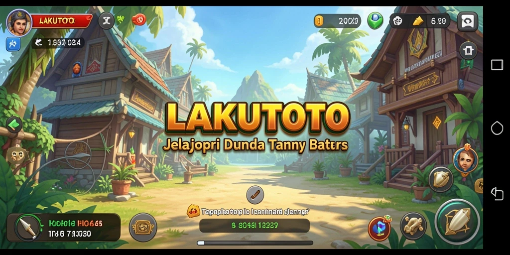 Tampilan gameplay menarik dalam dunia terbuka di LAKUTOTO.