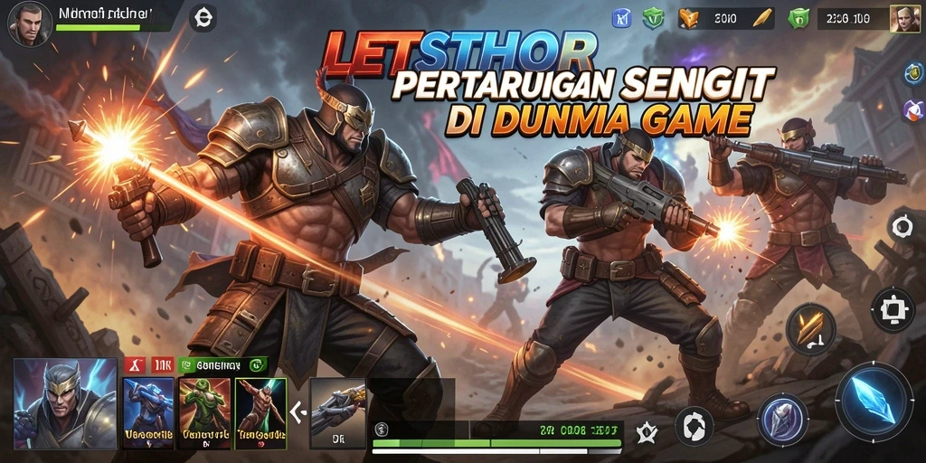 Tampilan permainan LETSTHOR yang mengesankan di arena Fighting.