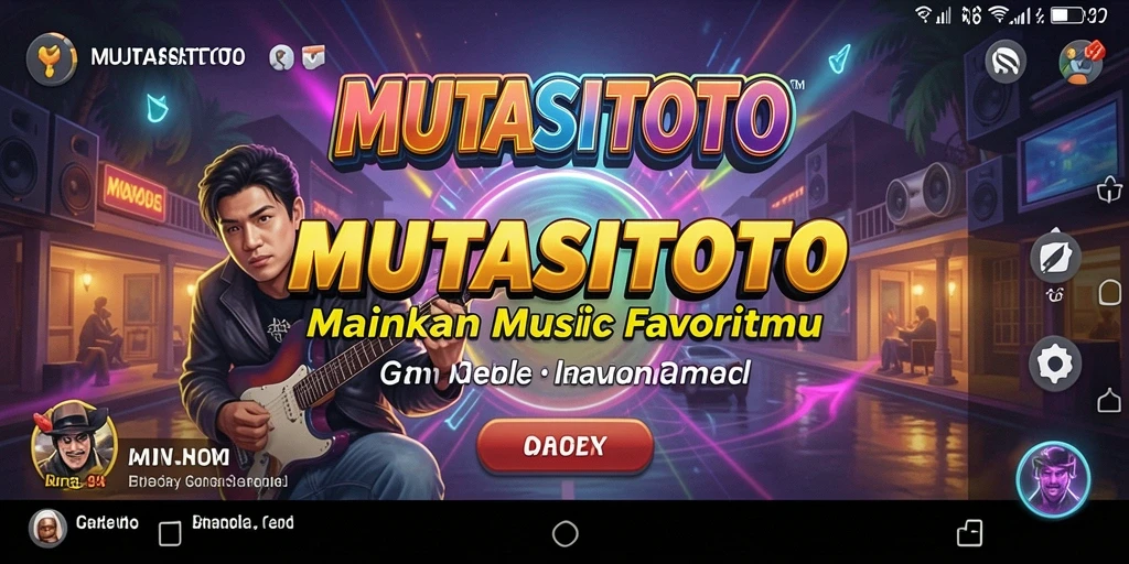 Screenshot gameplay <strong>MUTASITOTO</strong> yang menunjukkan keseruan bermain musik.
