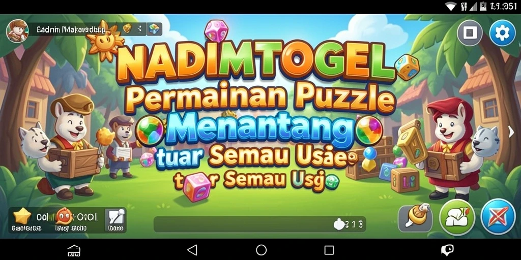 Tampilan gameplay NADIMTOGEL yang menantang dan menarik.
