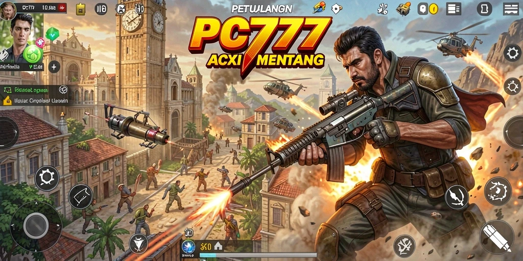 Gameplay seru dengan aksi nonstop dari PC777.