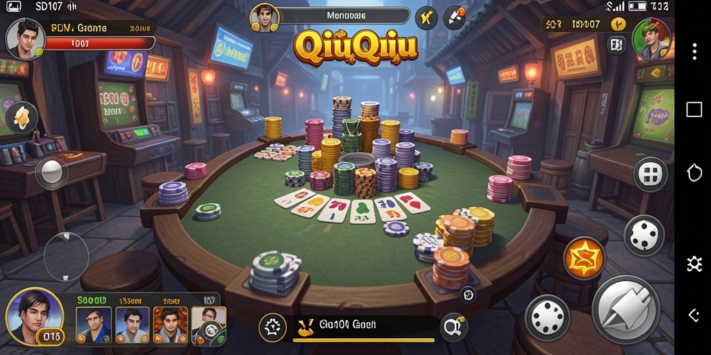 Tampilan menarik dari gameplay QiuQiu SD107 yang seru.