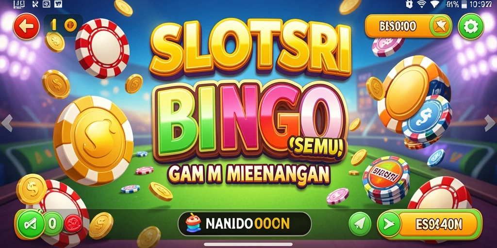 Tampilan gameplay Bingo yang menarik di SLOTSRI.