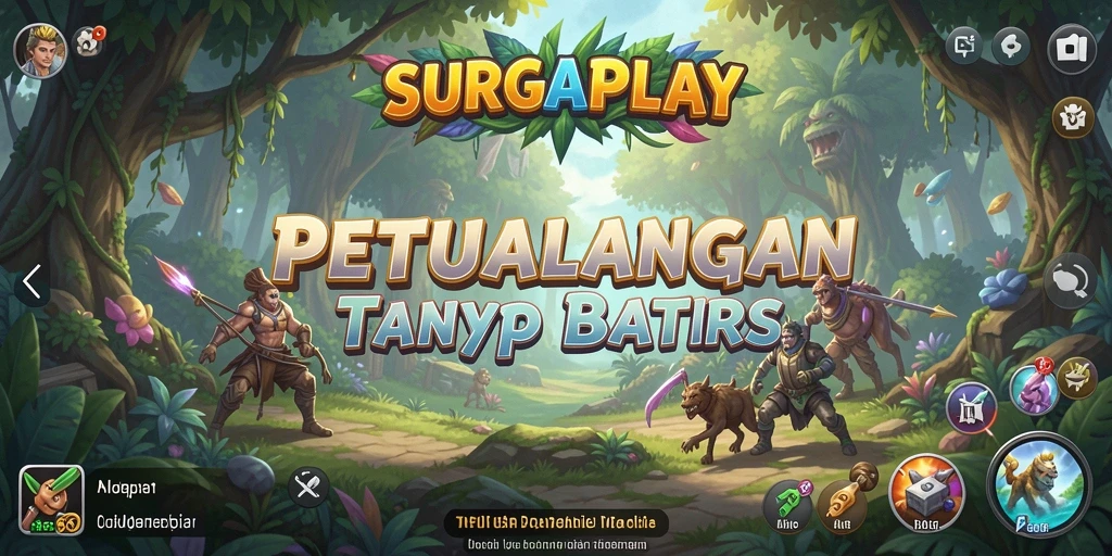 Tampilan menakjubkan dari gameplay petualangan SURGAPLAY.