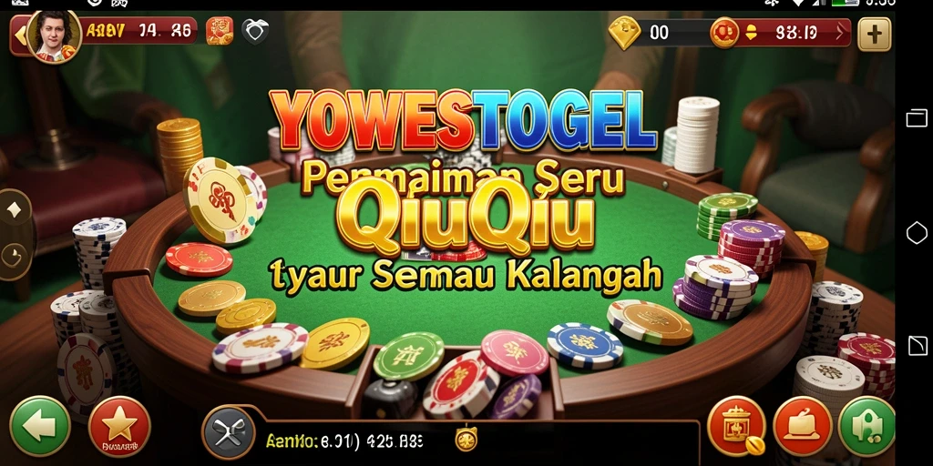 Tampilan menarik gameplay QiuQiu di YOWESTOGEL.